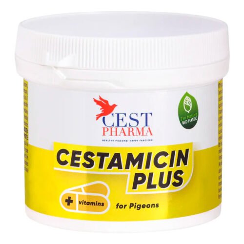 Cestamicin Plus con vitaminas – Tratamiento de múltiples enfermedades para palomas